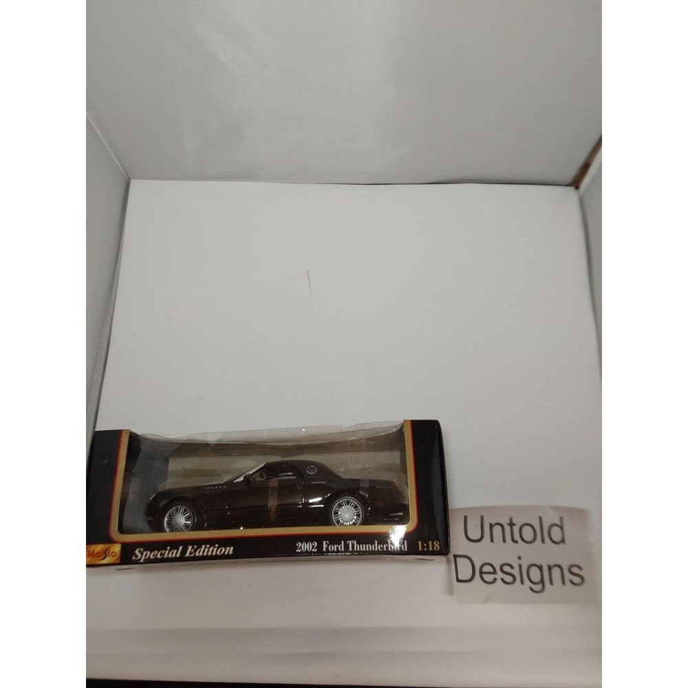 Ford Special Edition Maisto 2002 Grey Ford Thunderbird Die Cast Model 1:18